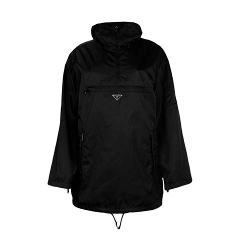 nylon gabardine anorak jacket prada|Prada.